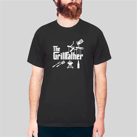 Funny Bbq The Grillfather Shirt Hotter Tees