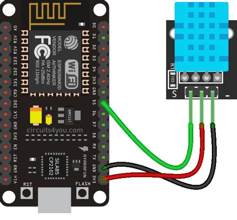 Interfacing Dht11 With Nodemcu Example