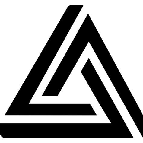 triangle, logotype, shapes, pyramid, triangular icon
