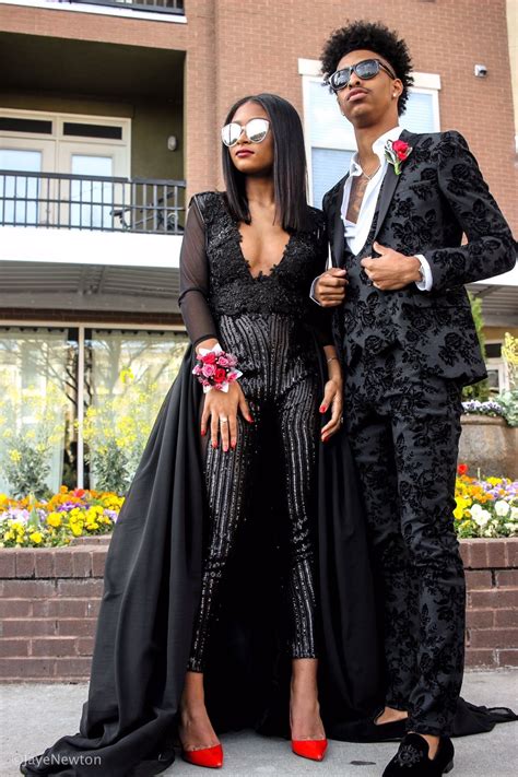 ♡m O N I Q U Em Prom Outfits Prom Style Black Prom