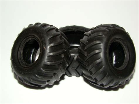 3 Playmobil 4wd Type Tires 2 Inches By 1 Inch Original Replacements
