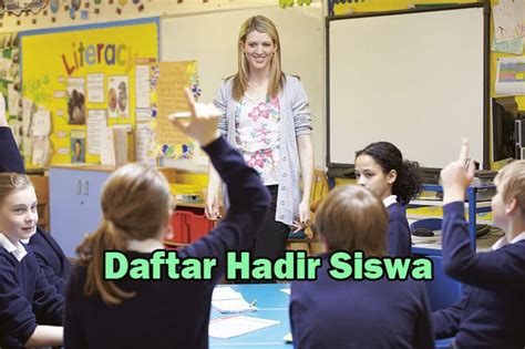 Format Daftar Hadir Siswa | Buku Kerja Guru 3 - MASBABAL