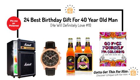 Gift ideas for turning 40 years old. 24 Best Birthday Gift For 40 Year Old Man (He Will ...