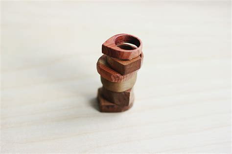 Maybe you would like to learn more about one of these? How to: Make a Simple Wooden Ring | Man Made DIY | Crafts for Men | Keywords: recycle, ring ...