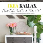 Find filling cabinets on line at ikea. Remodelaholic | IKEA Hack: Kallax into Flat File Cabinet ...