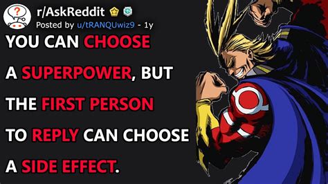 You Can Choose A Superpower But The First Person To Reply Can Choose A