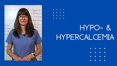 Hypo And Hypercalcemia Calcium Imbalances Youtube
