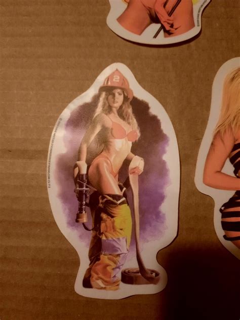 Large Dave Nestler Pin Up Girl Stickers Hot Girls Art Stickers Set Of 9 Ebay