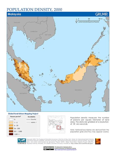 43 among196 countries which published this information in countryeconomy.com. Maps » Population Density Grid, v1: | SEDAC