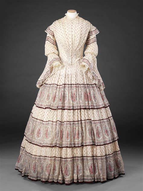 Dress 1850s 1850s Fashion Edwardian Fashion Vintage Fashion Womens