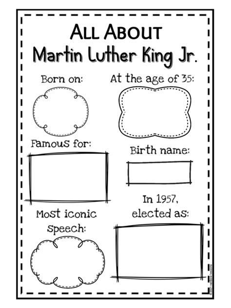 Martin Luther King Jr Activities Mlk Day Craft Made By Teachers