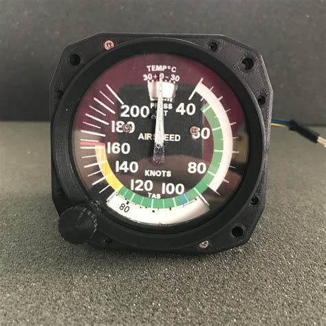 Airspeed Indicator With True Airspeed Calibration Cessna 172 Kit Or