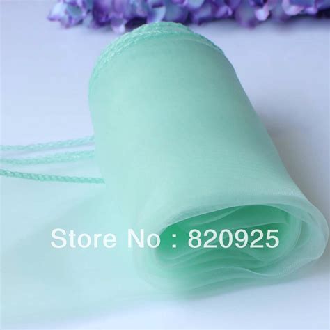 Wedding chair cover sashes elastic spandex chair band bow with buckle for weddings event party accessories. 10 X Mint Green Organza Chair Cover Sashes Bow Table ...