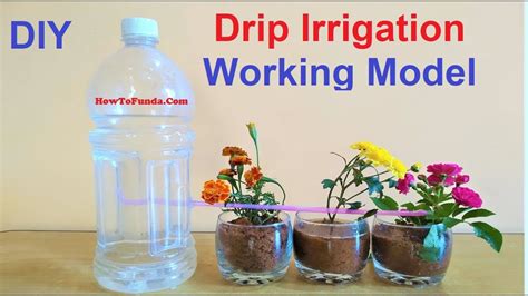 Drip Irrigation Working Model Making Using Waste Materials Science