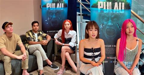cast of m sian horror movie pulau addresses controversy surrounding racy scenes and sexy outfits