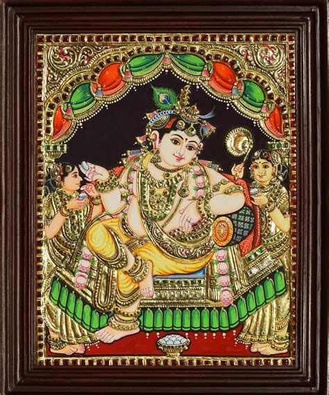 Tanjore Paintings Of Tanjore District Tamil Nadu India The Cultural