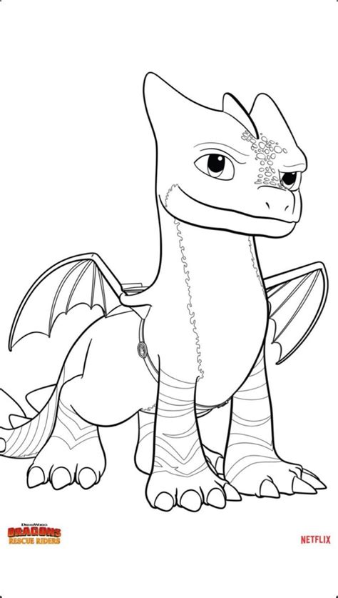 Pin By Christina Sidebotham On Dreamworks Dragons Rescue Riders 2019 2022 Dragon Coloring Page