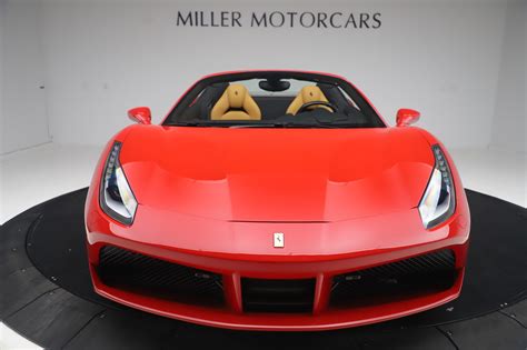 Over 70% new & buy it now; Pre-Owned 2018 Ferrari 488 Spider Base For Sale ($289,900) | Miller Motorcars Stock #4701