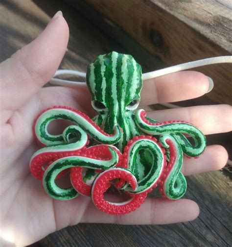I Made This Polymer Clay Octopus Necklaces Polymer Clay Crafts