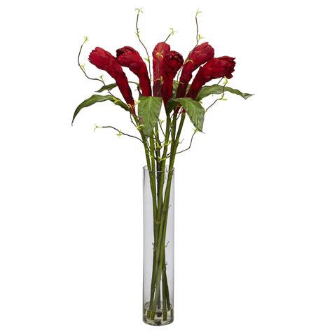 Check spelling or type a new query. Silk Ginger Arrangement in Cylinder Vase | 1242