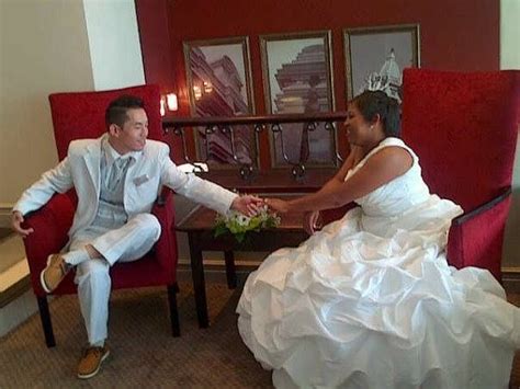 Everyone Please Meet This Lovely Blasian Coupleallen And Lynne Lo Interracial Wedding