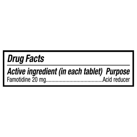 Equate Maximum Strength Famotidine Tablets, 20 mg, Acid Reducer, 100