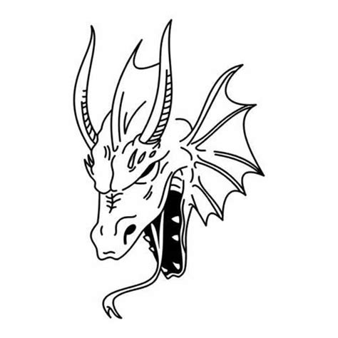 Many girls also tending their interests to the dragon. TATTOOS: Dragon Tattoo Stencils # 3
