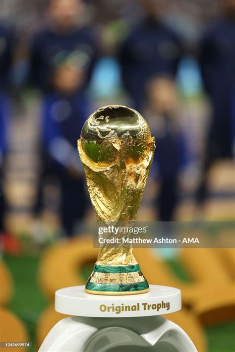 The Fifa World Cup Trophy During The Fifa World Cup Qatar 2022 Final