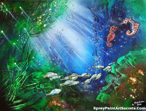 Underwater Spray Paint Art Secrets By Alisaamor On Deviantart