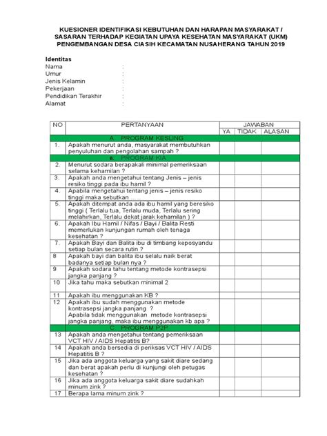 kuesioner pdf riset