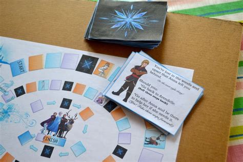 Frozen Ii Board Game With Printables Disney Crafts Disney Diy