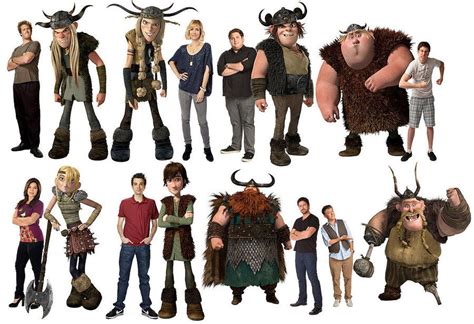 Httyd Characters Voiceactors By ~rhodestwins On Deviantart How