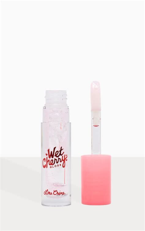 Lime Crime Wet Cherry Lip Gloss Extra Poppin Clear Clear Lip Gloss Lip Gloss Lip Pencil Colors