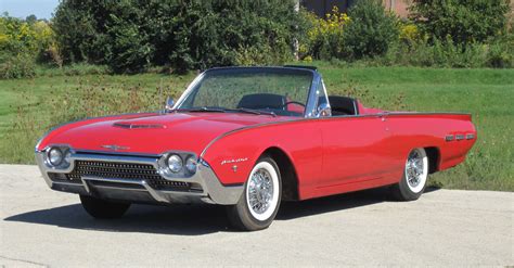 1962 Ford Thunderbird Red Roadster M Code 390cu340hp Franks