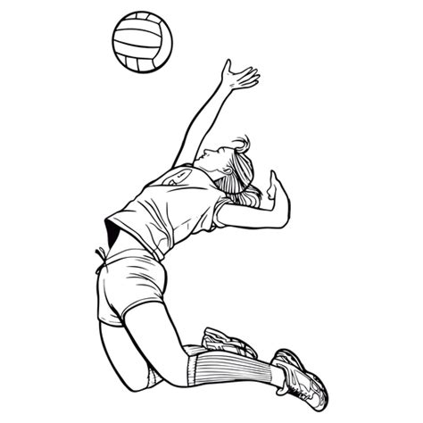 Jogador De Voleibol Feminino Baixar Pngsvg Transparente