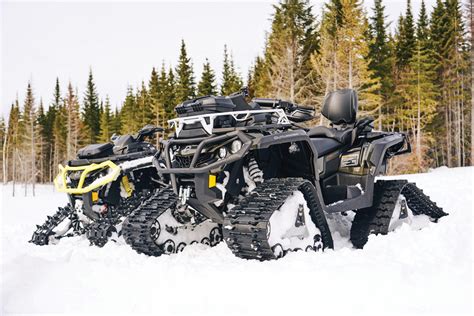 Can Am Offers Up Two Track Options For Its Atvs And Utvs