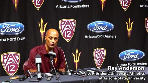 Video Arizona State Athletic Director Ray Anderson Announces Interim