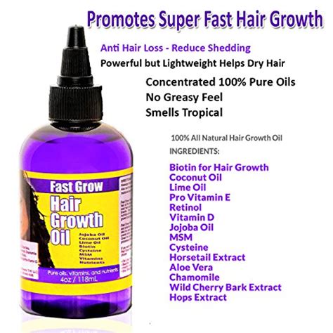 Fast Grow Natural Hair Growth Oil 4 Oz Buy Online In Uae Hpc