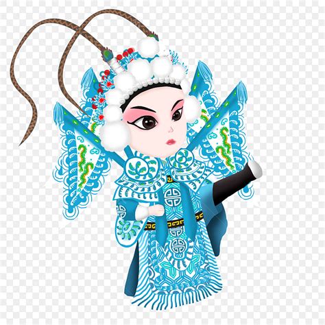 Peking Opera Clipart Hd Png Peking Opera Horns Martial Arts Characters