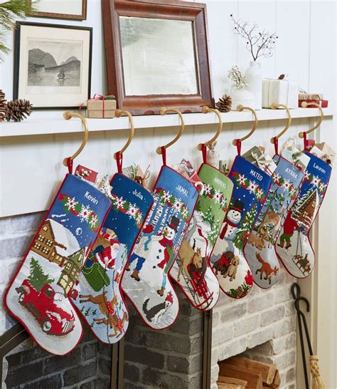 Needlepoint Christmas Stocking Holiday Items At Llbean