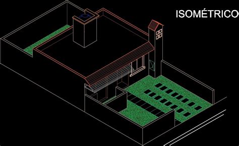 Isometric House 2d Dwg Block For Autocad Designs Cad