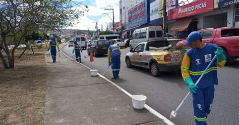 Vias Onde Ocorrer O Desfile De De Setembro Recebe Mutir O De Limpeza