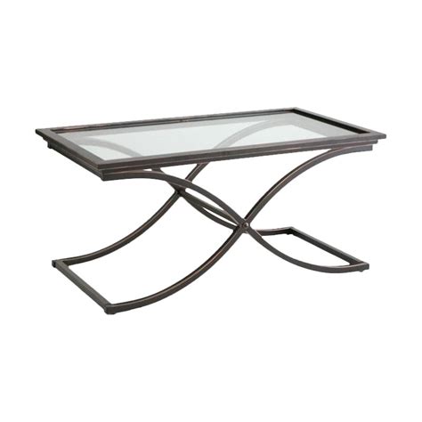 Sei Furniture Vogue Black Coffee Table With Glass Top Cymax Business
