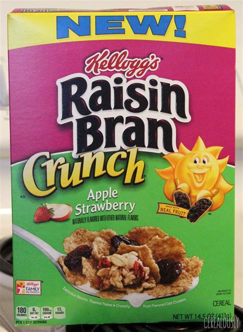 Review Apple Strawberry Raisin Bran Crunch Cereal