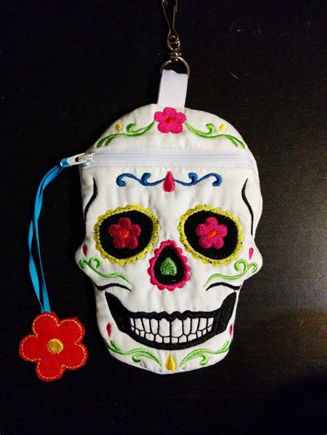 In The Hoop Sugar Skull Bag Tutorial Ith Machine Embroidery Ith