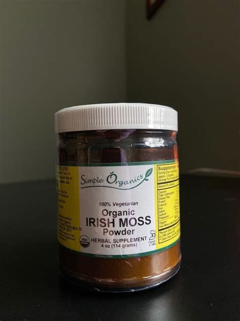 Simple Organics Irish Moss Powder Organic Store Simple Organics