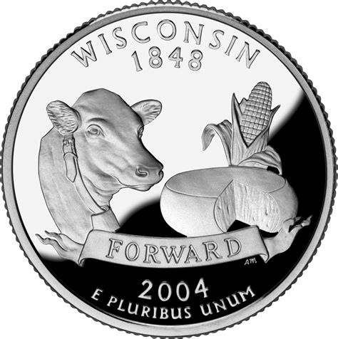 2004 Wisconsin State Quarter Sell Silver State Quarters