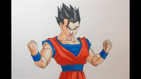 Goku ssj {dragon ball herues}. Drawing Mystic Gohan - Dragon Ball Z - Buu Saga - YouTube