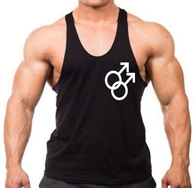 New Men S Gay Symbol Black Stringer Tank Top Shirt LGBT Pride Same Love