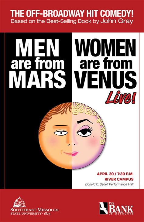 ‘men Are From Mars Women Are From Venus Coming To River Campus